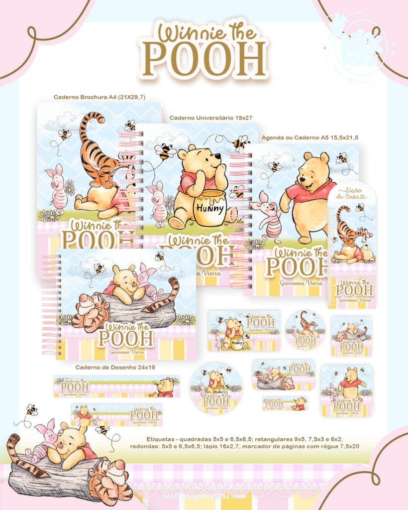 Ursinho Pooh - Escolar 1.0 2026 (Pamella)