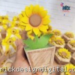 Mini Vaso Girassol(Kif)
