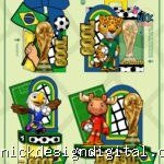 Cenarismo Copa do Mundo Brasil - Kit Festa Pronta