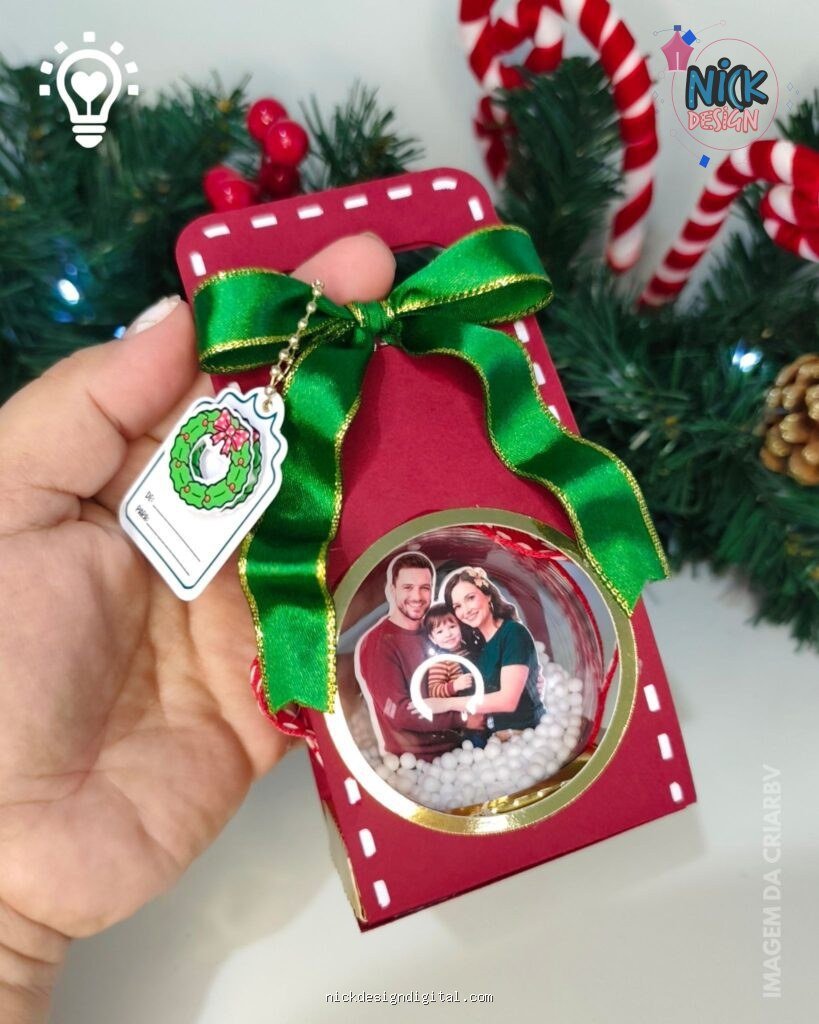 Suporte para Bola Acrilica Natalina Luxo - Natal