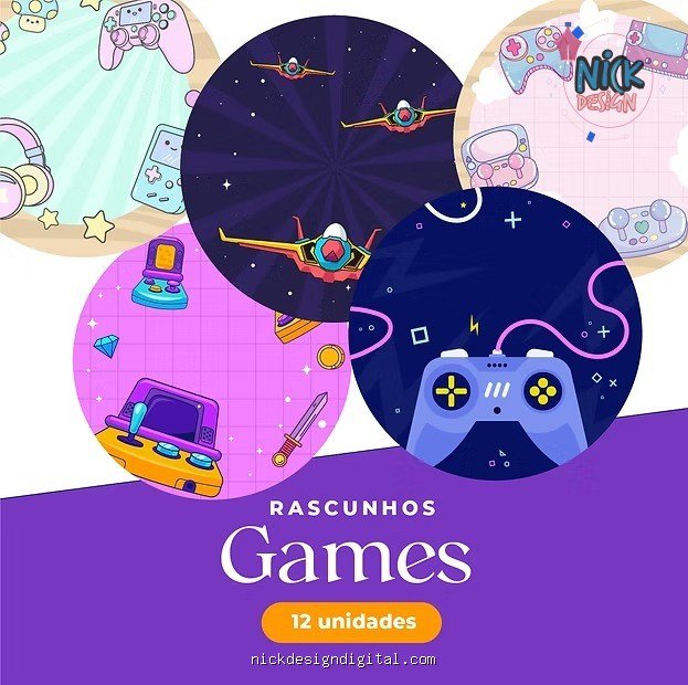 Game - Kit 12 rascunhos para pintar/bordar plaquinhas de maternidade - Imagem 1