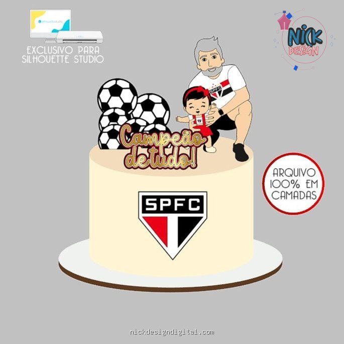 São Paulo Pai e Filha - Topo de Bolo