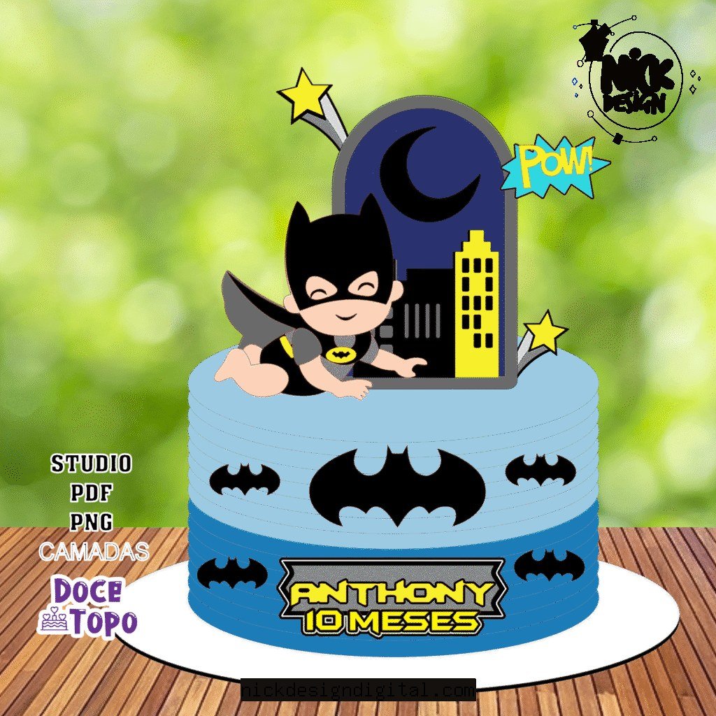Batman - Topo de Bolo - Imagem 1
