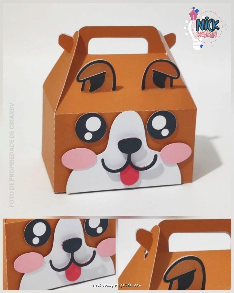 Caixa Maletinha Cachorro/Pet Shop