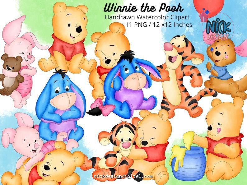 Ursinho Pooh - Kit Digital - Imagem 1