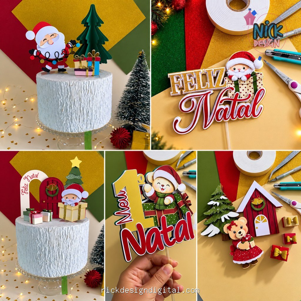 Coletiva Natal - Topos de Bolo - Imagem 1
