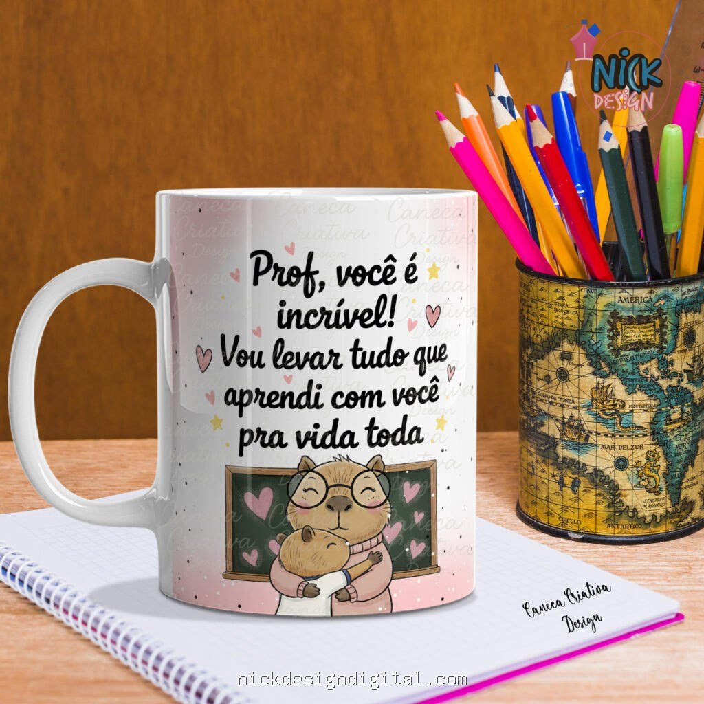 Capivarinhas Professores 2025 (Caneca Criativa) - Imagem 2
