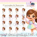 Mascote Candy Fofa - Kit Digital