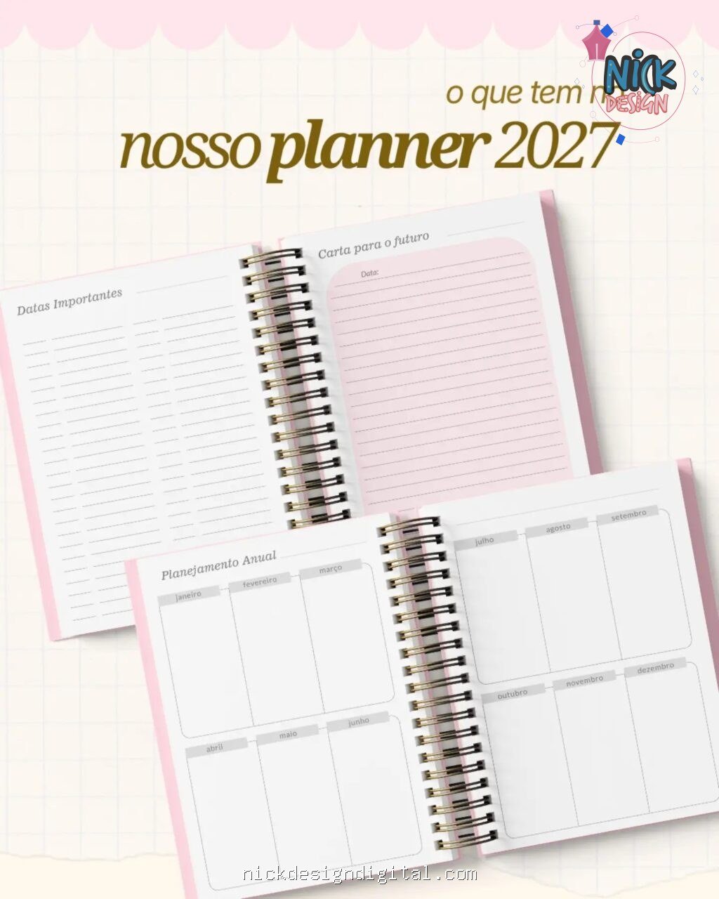 Kit Miolos Planners 2027 - Imagem 1