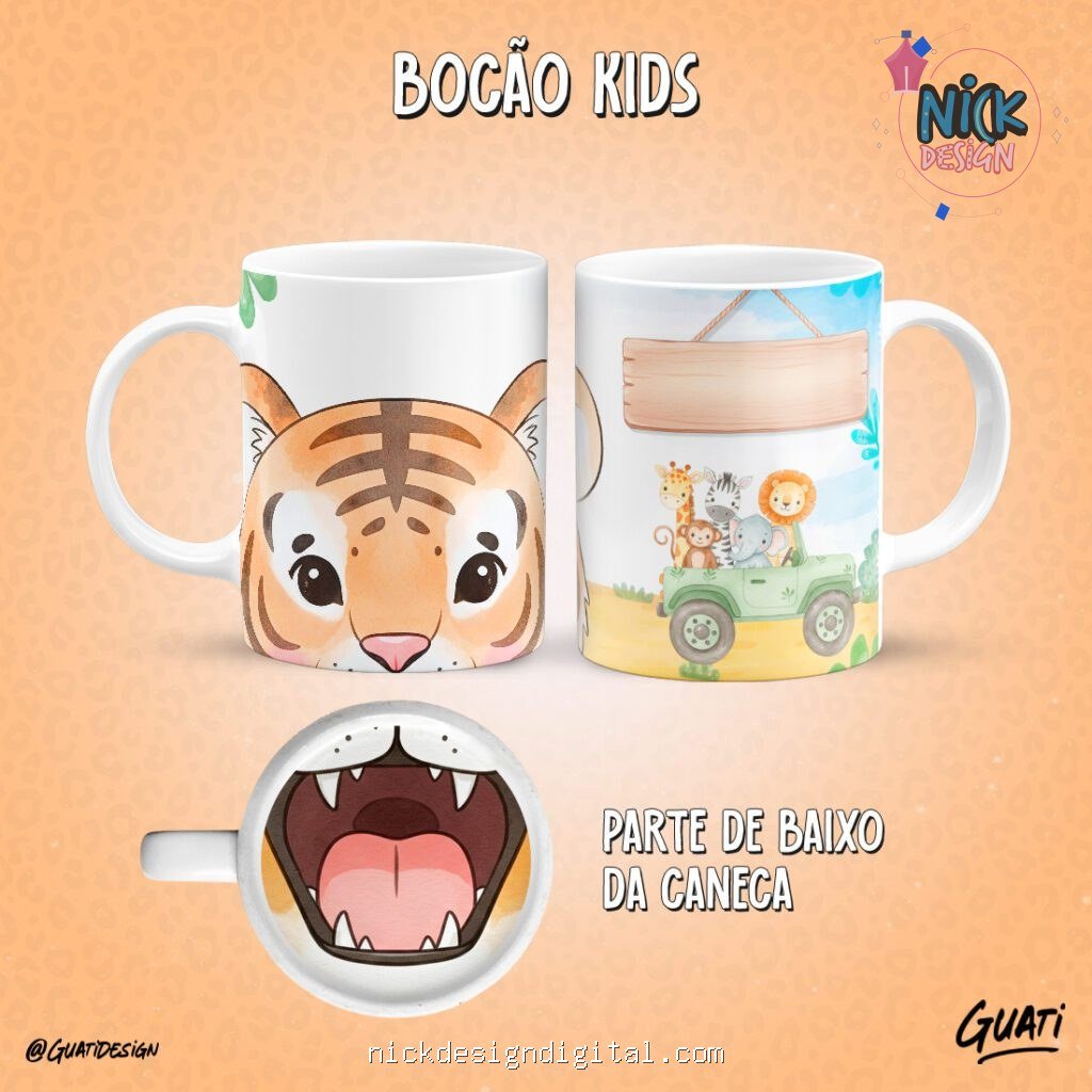 Bocão Kids - Artes para Caneca - Imagem 16