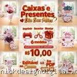 Caixas e presentes Dia das Mães