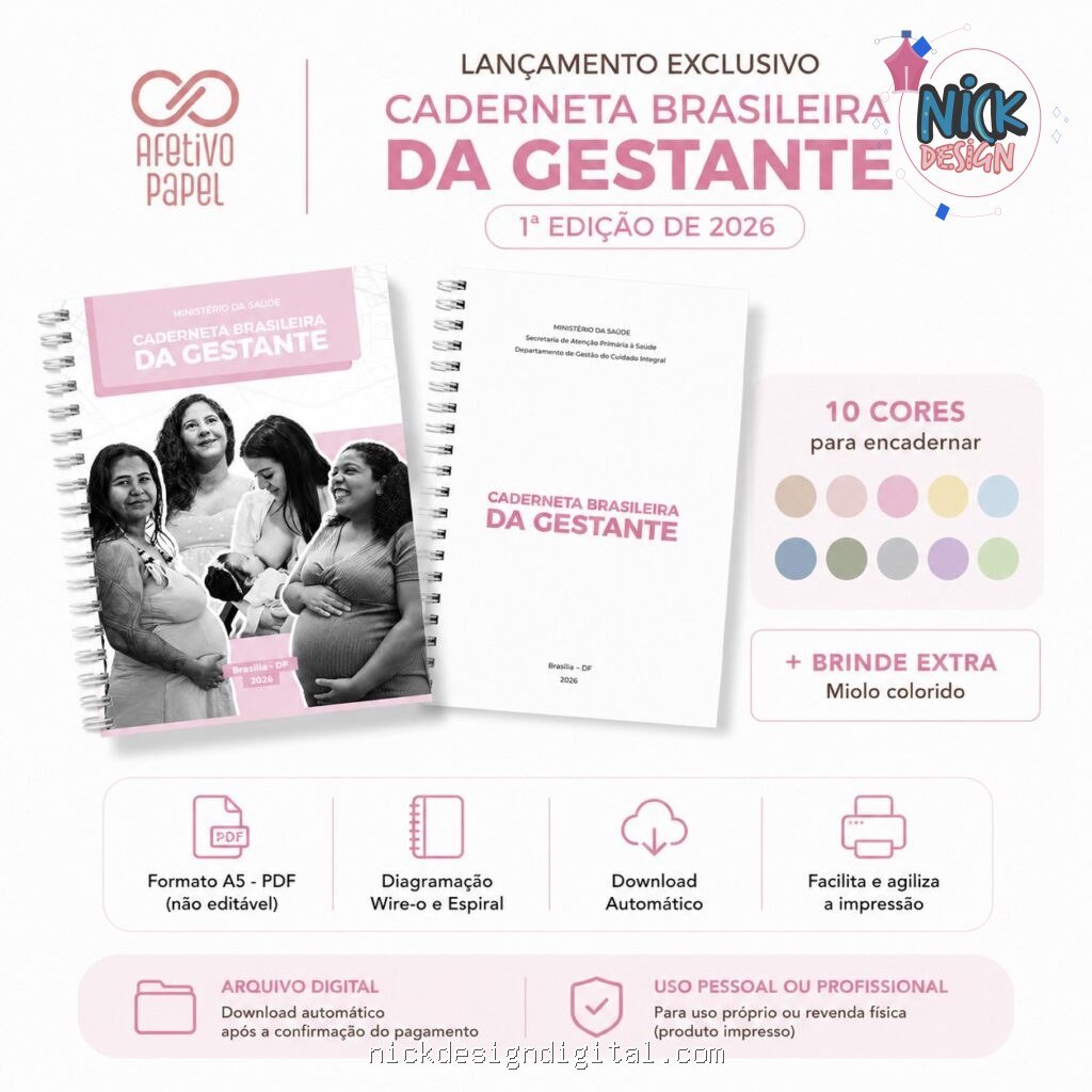 Caderneta Gestante – 1ª Edição 2026 - Imagem 1