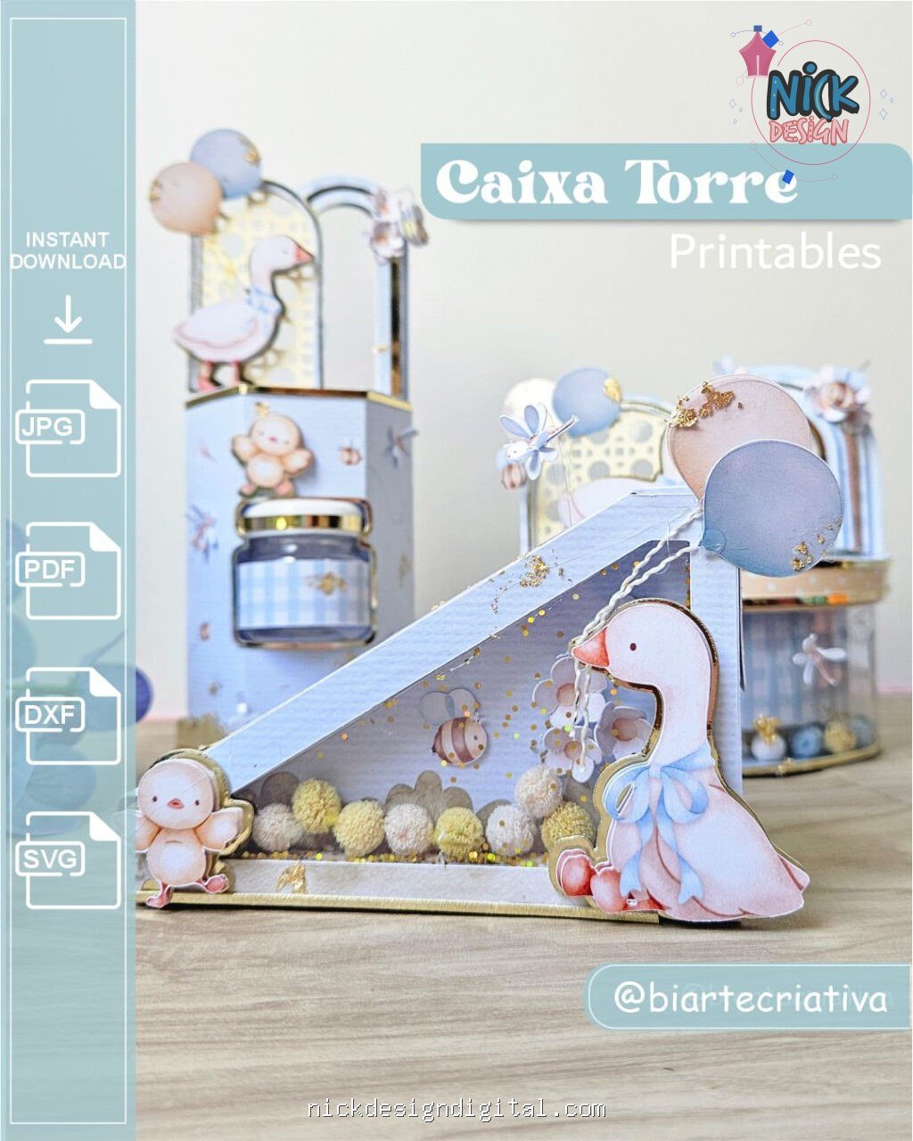 Trio de Caixas Patinho - Imagem 2