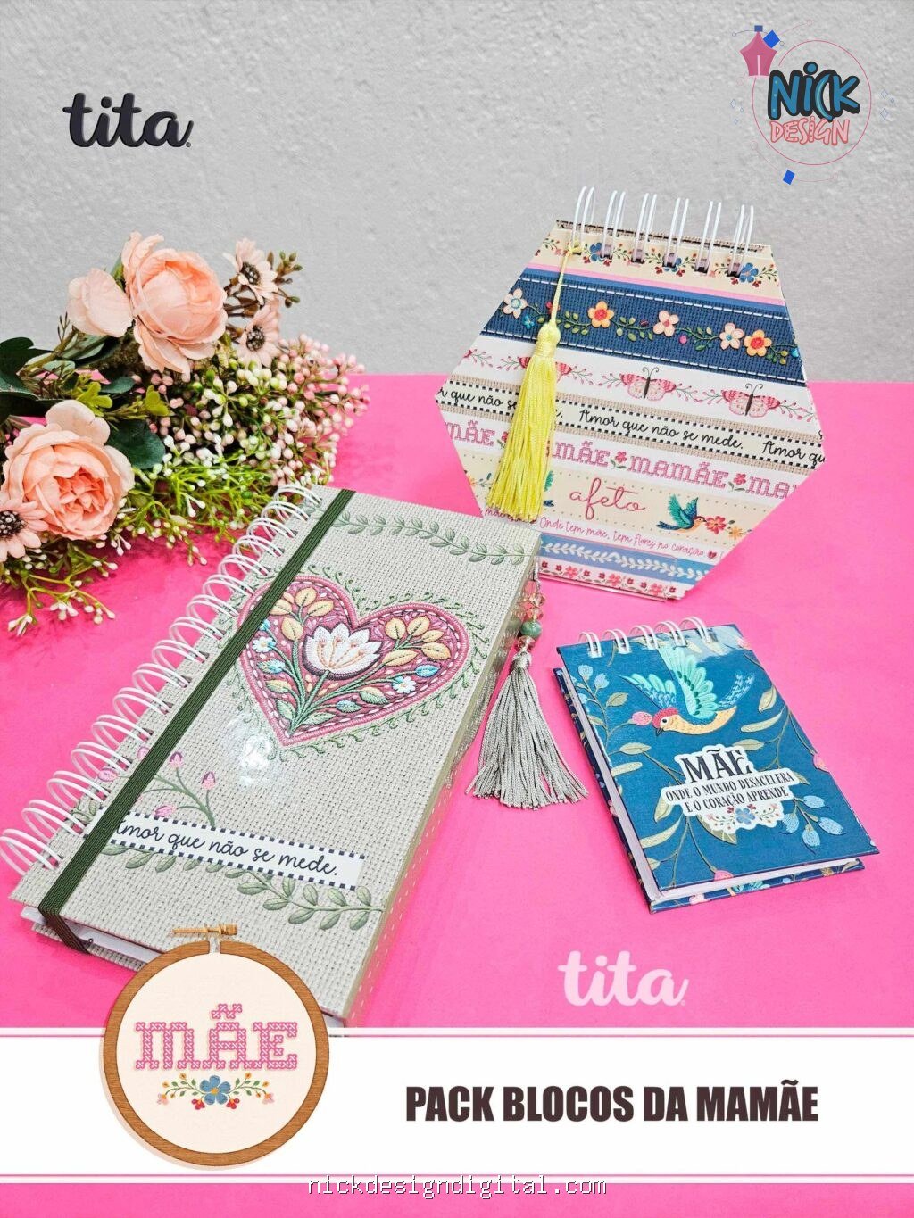 Mãe 2026 - Pack Blocos da Mamãe (Tita) - Imagem 1