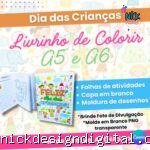 Molde Livrinho de Colorir A6 e A5