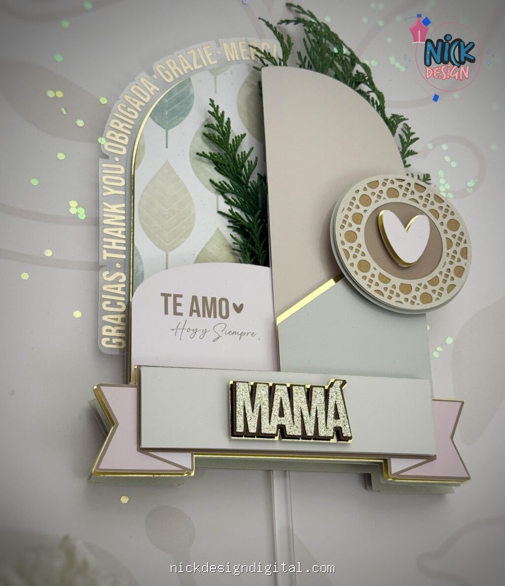 Mãe - Topo de Bolo - Imagem 1