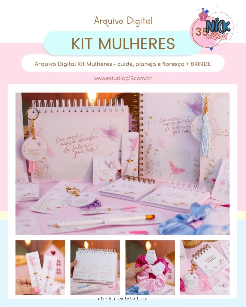 Kit Mulher Organizada (Estúdio G19)