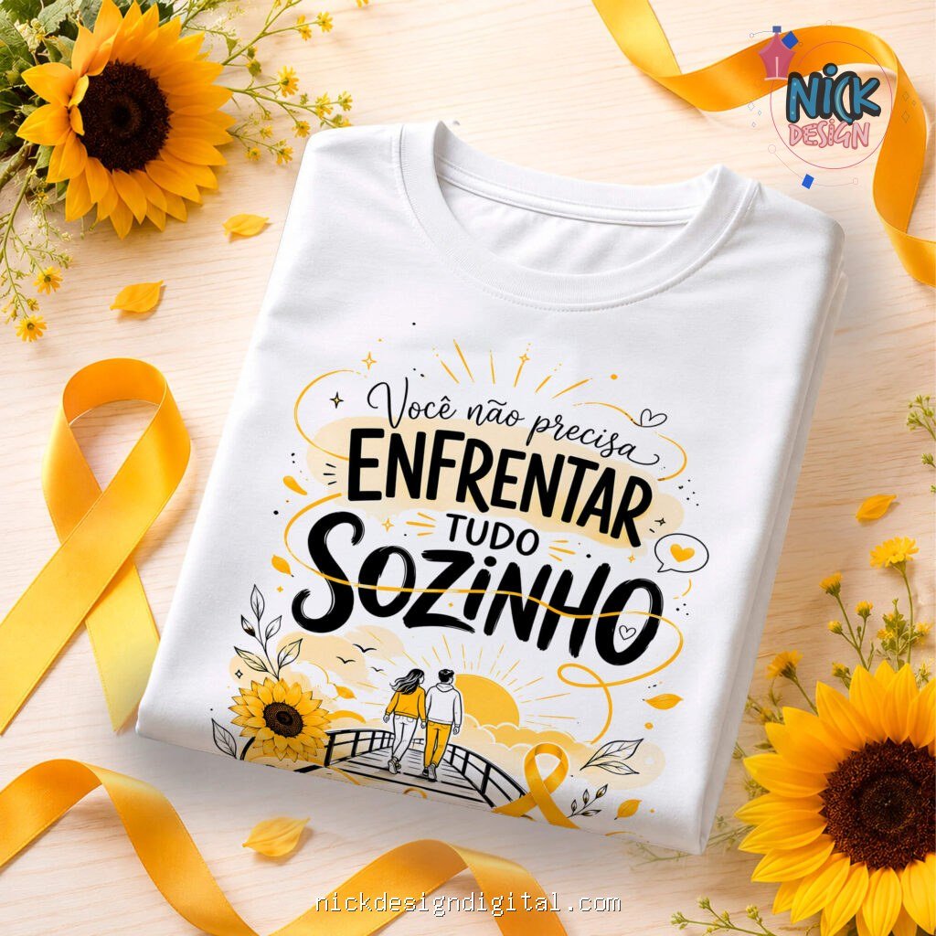 Setembro Amarelo - Artes Camisetas - Imagem 10