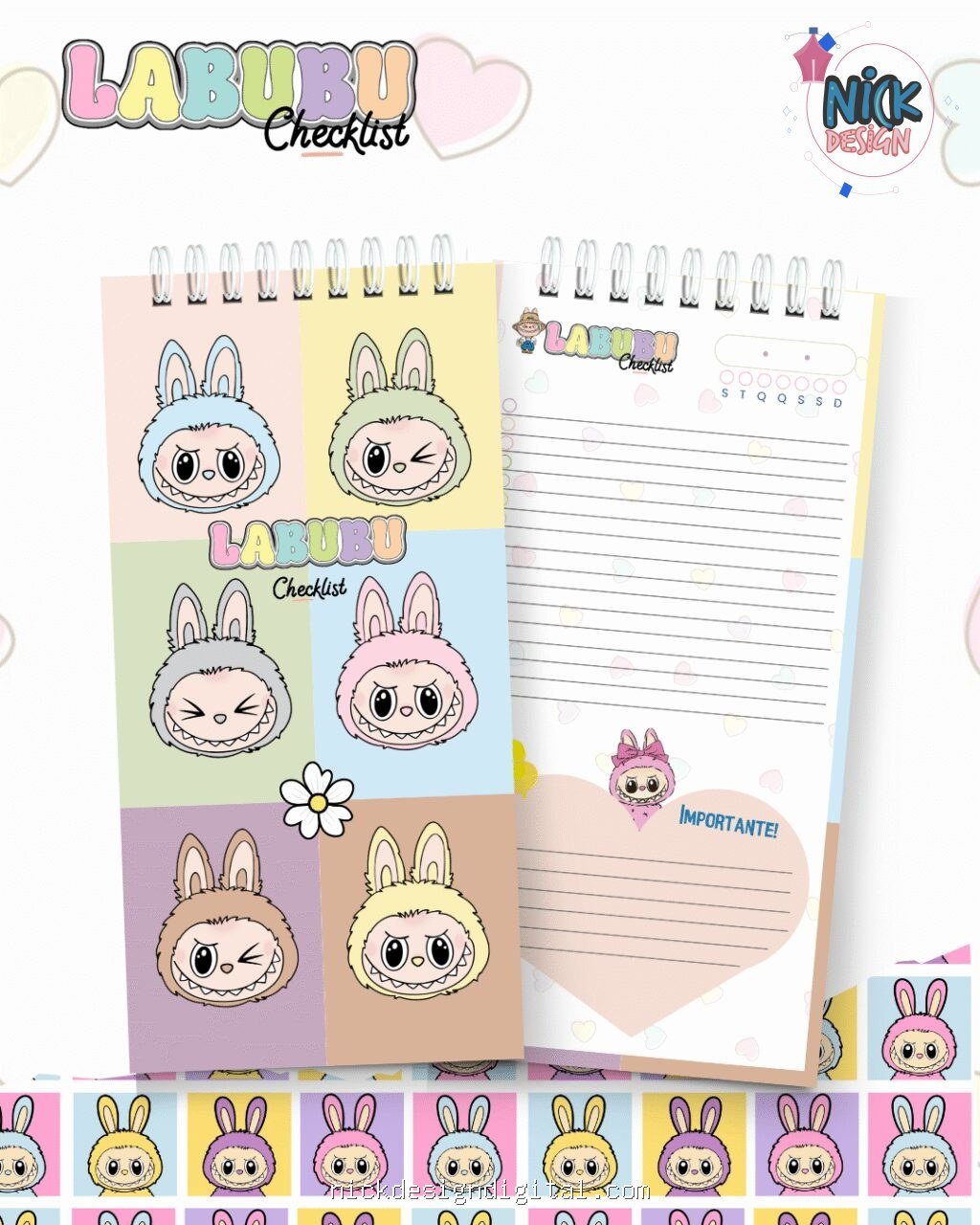 Labubu CheckList Slim - Imagem 1