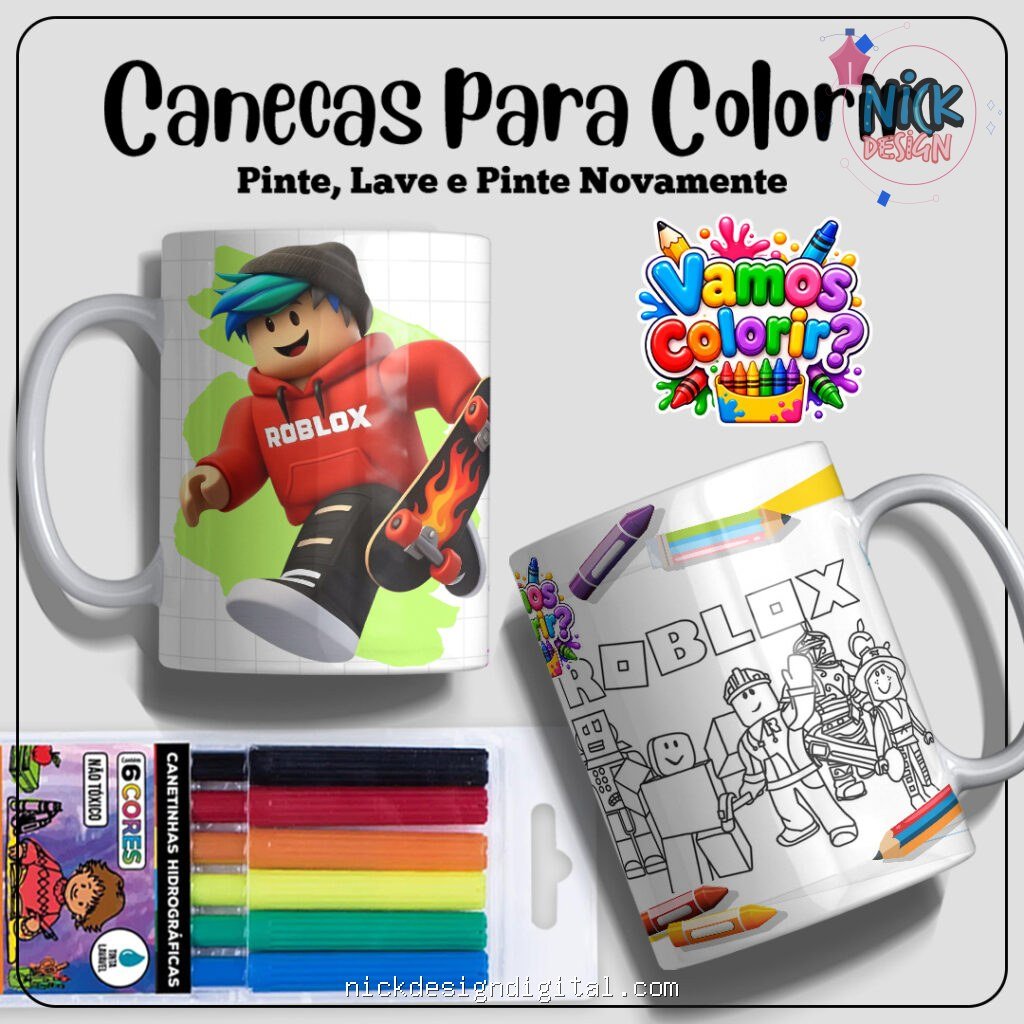 Coleção Dia das Crianças para colorir 2026 - Imagem 22