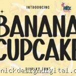 Banana Cupcake - Fonte p/ Instalar