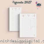 Agenda 2027 Coleção Laços & Rosas Costura (Perfeito Miolo)