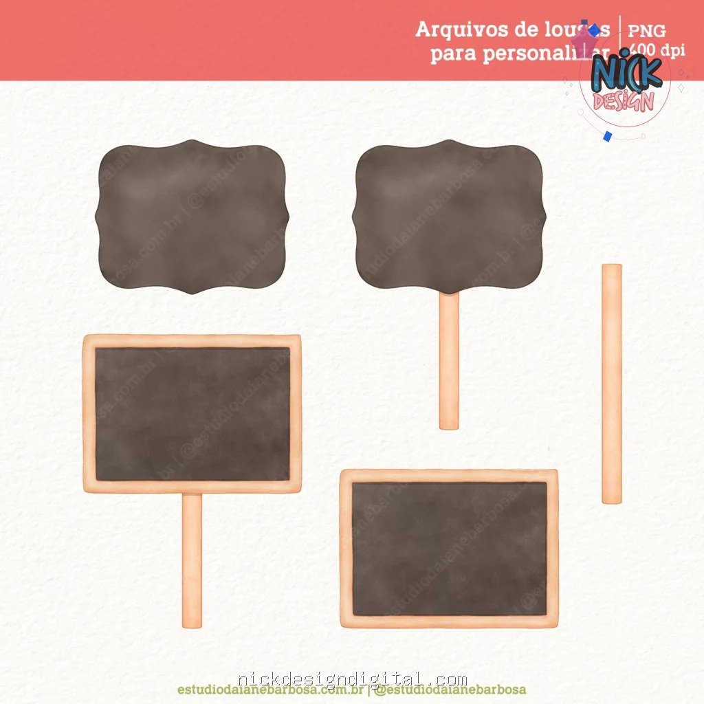 Quitandinha – Cliparts em aquarela - Kit Digital - Imagem 3