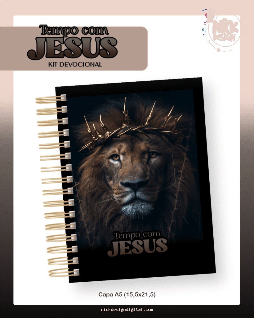 Tempo com Jesus - Kit Devocional Masculino (Pamella)