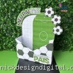 Caixa Mini Envelope Futebol - Dia dos Pais 2026