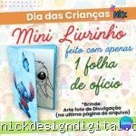 Molde + Livro Mini Livrinho de Colorir Stitch