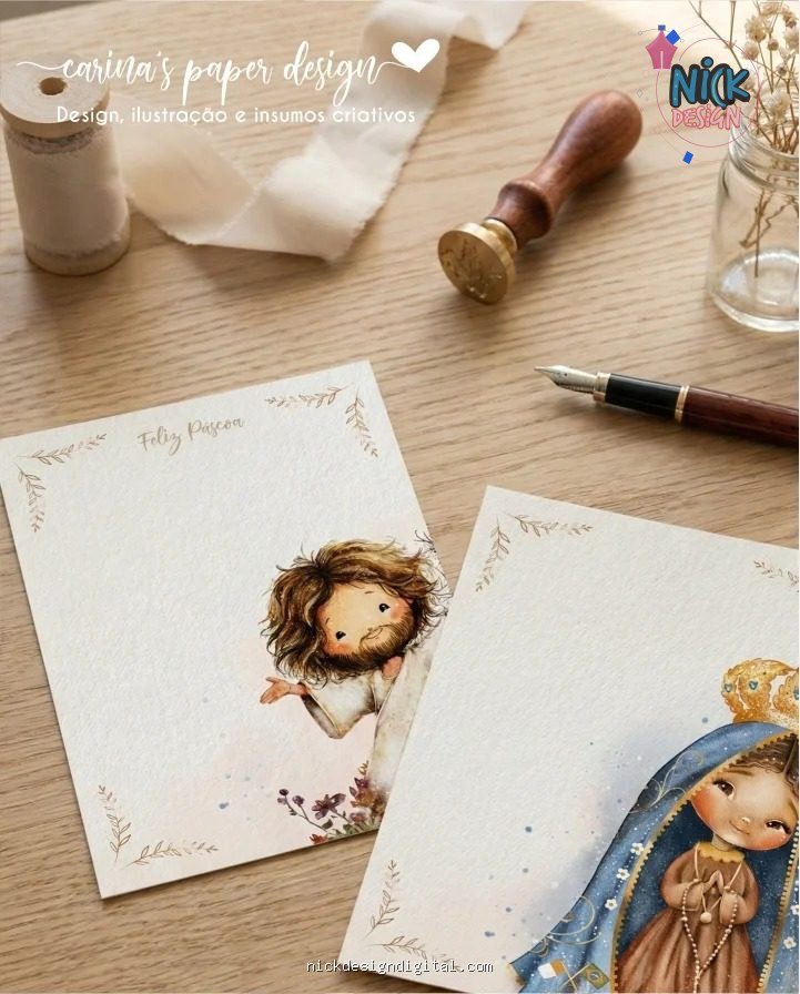 8 Cards para chaveiro