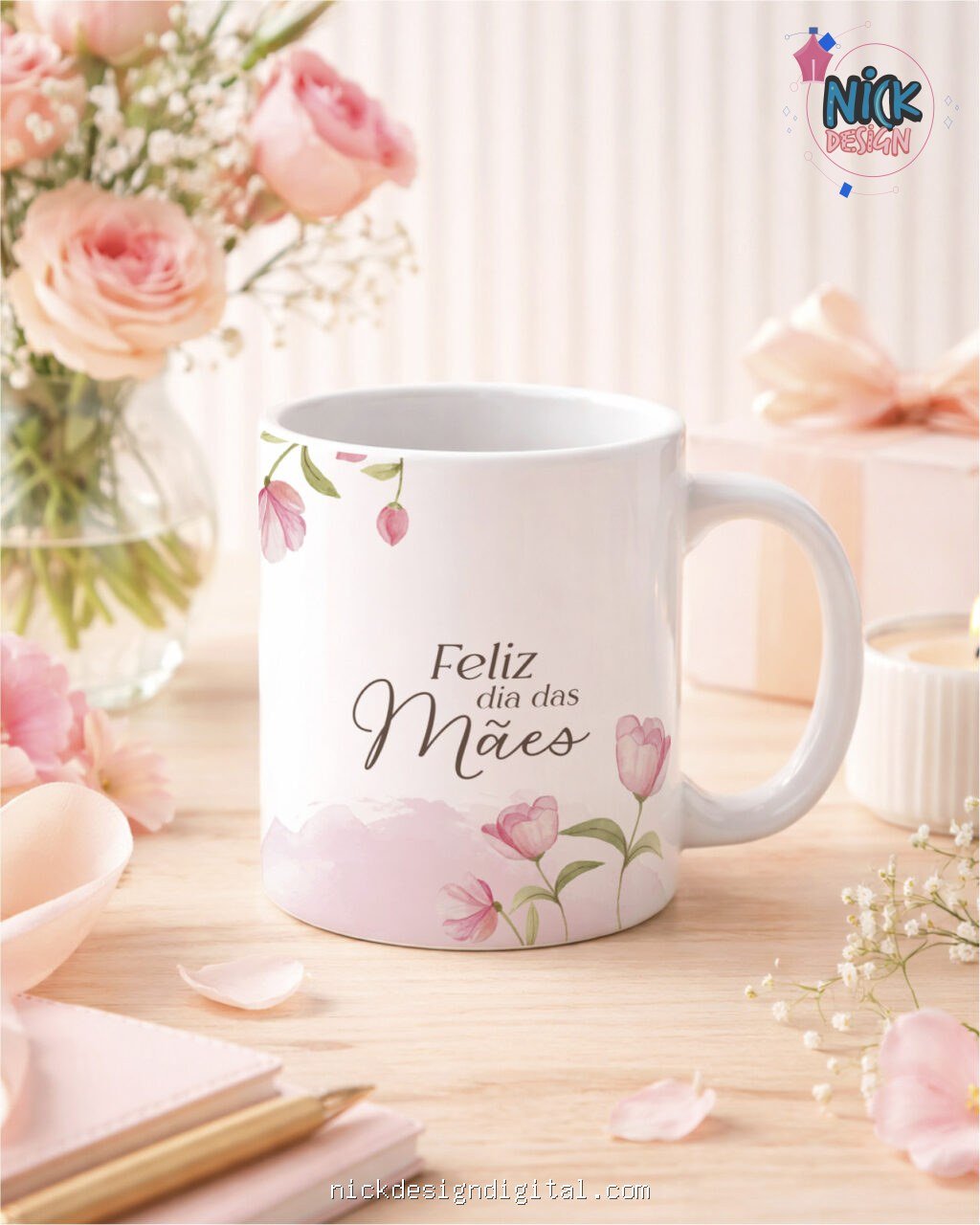 Pacote de Artes para Canecas Dia das Mães M2 - Imagem 1