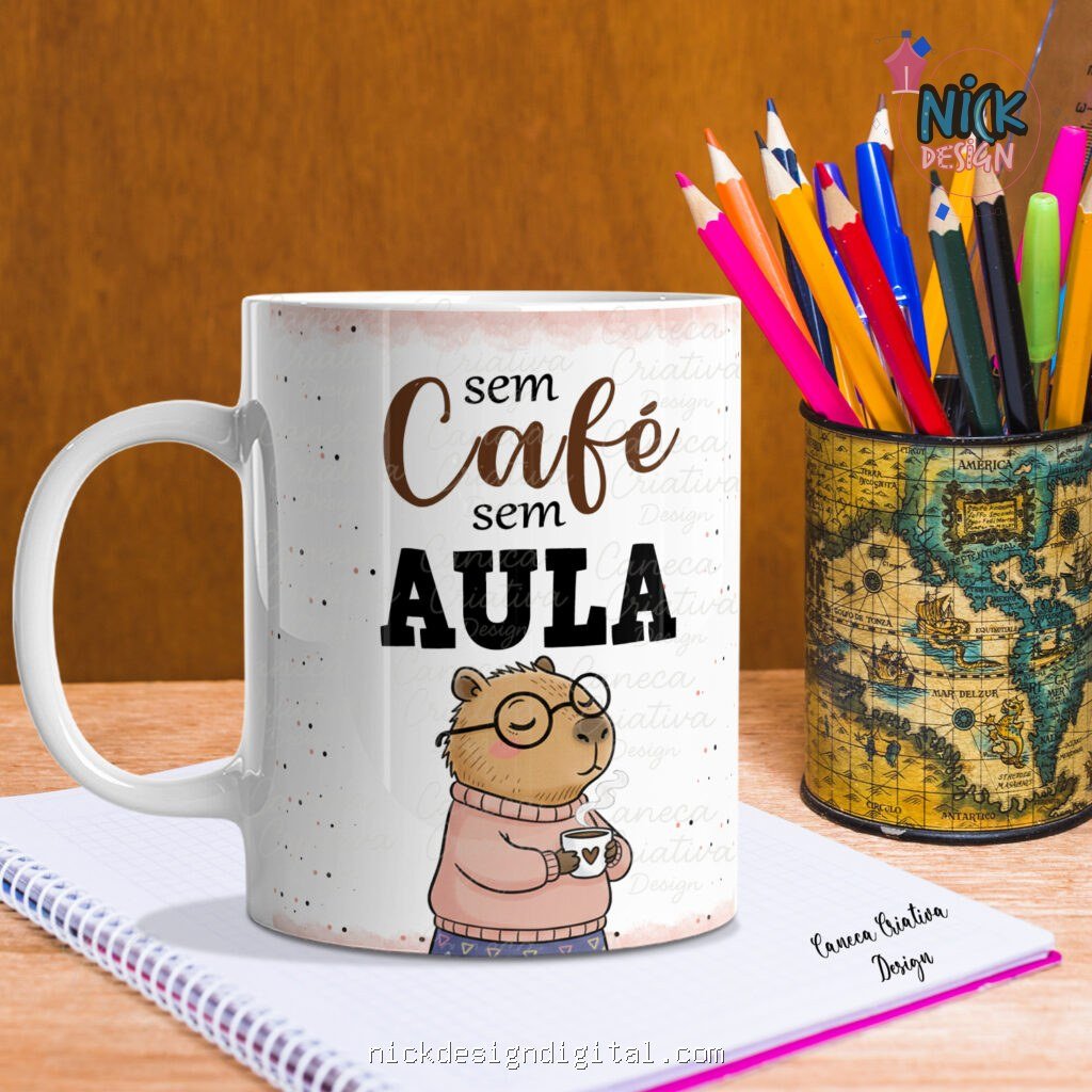 Capivarinhas Professores 2025 (Caneca Criativa) - Imagem 7