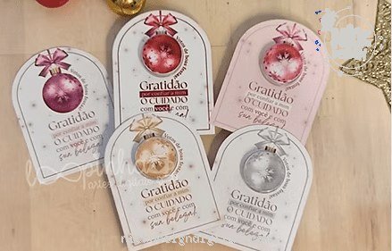 Card + Adesivo Potinho de Creme 40g - Natal 2025