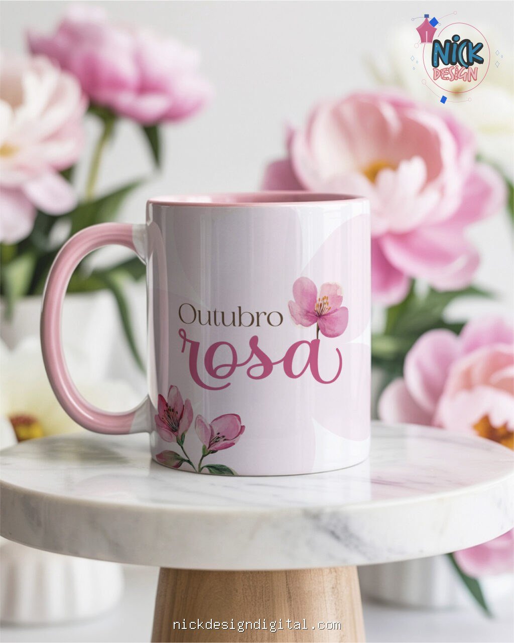 Kit Canecas Outubro Rosa V7 - Imagem 2