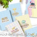 Kit Capas Caneca Botton Professor e Professora (Bicho Papel)