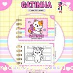 Gatinha - Mini Livro Colorir (Lina)
