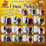 Orixás Baby - Artes para Caneca