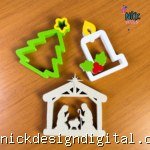 Enfeites de Natal (Arquivo Impressão 3D)