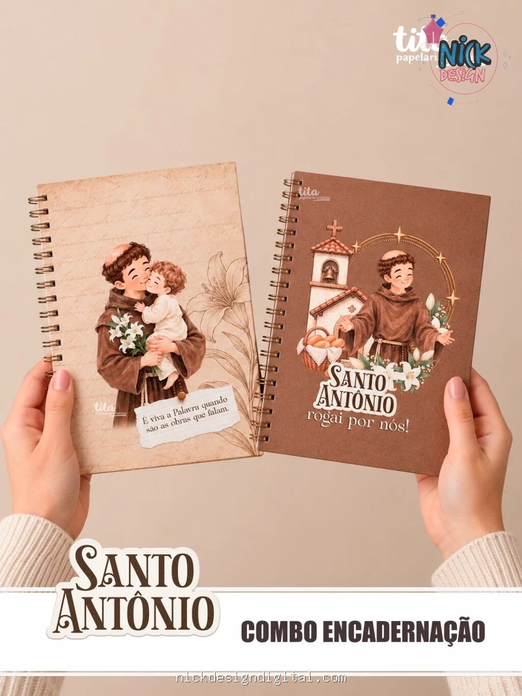 Santos - Santo Antônio - Encadernação (Tita) - Imagem 4