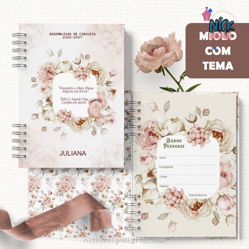 Caderno Assembleias Circuito 2026 e 2027 COM OS TEMAS (Bicho Papel) - Imagem 1