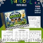 Futebol - Livro Colorir A5 (Paper Dolls)