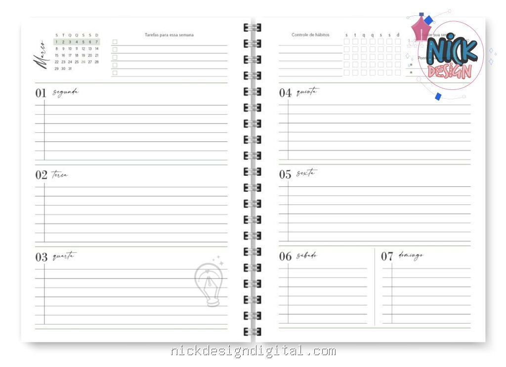 Miolo Planner Joy 2027 (Trilha de Papel) - Imagem 10