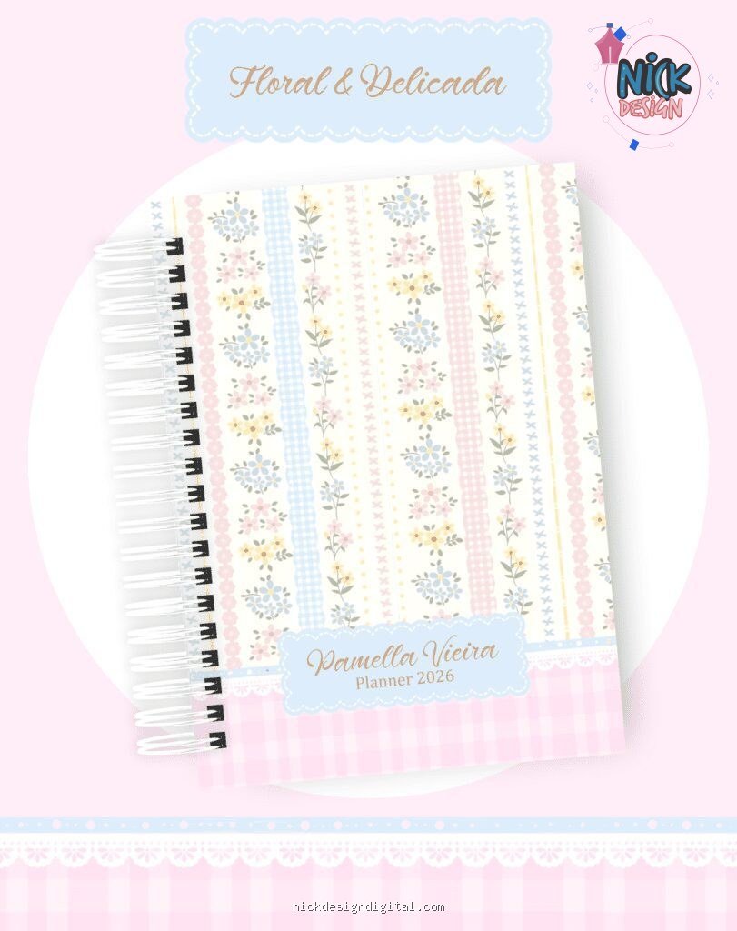 Floral & Delicadas - Agendas | Planners 2026 (Pamella)