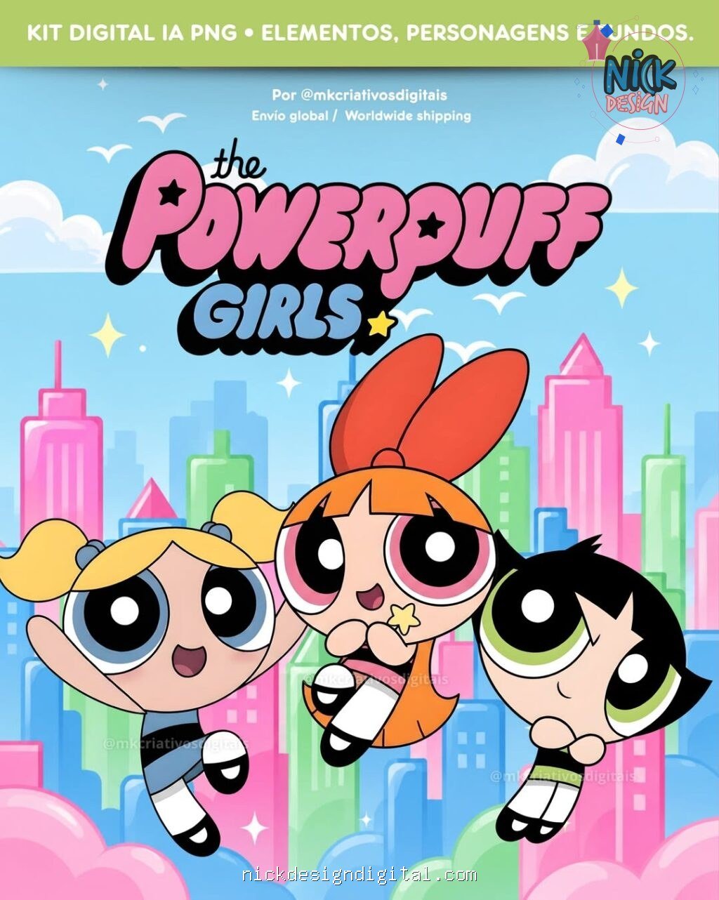 As Meninas Super Poderosas - Kit Digital - Imagem 1