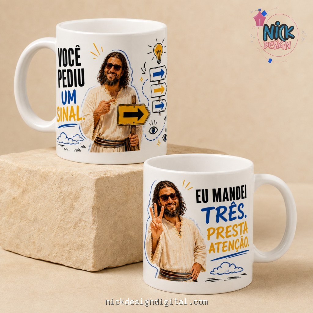 Coleção Jesus Irônico 1.0 - Artes Canecas - Imagem 3
