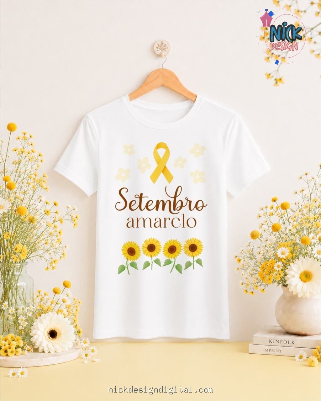 Kit Camisas Setembro Amarelo + Novembro Azul - Imagem 2