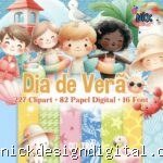 Dia de Verão - Kit Digital
