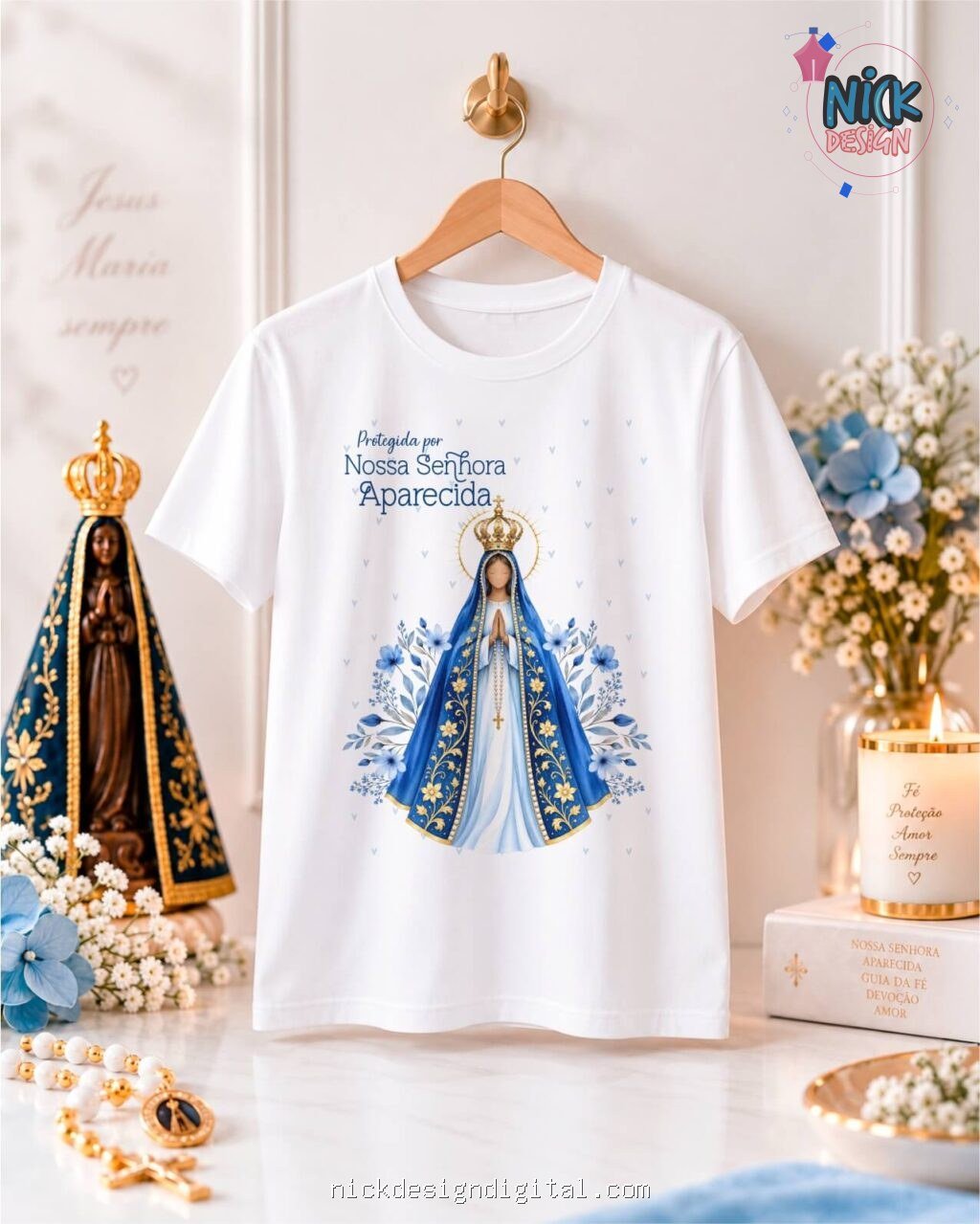 N. Senhora Aparecida - Artes Camisas - Imagem 8