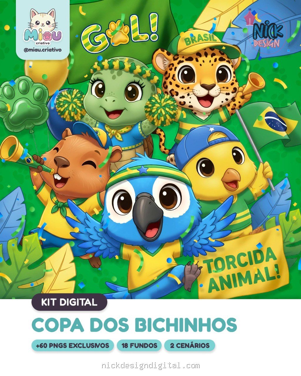 Copa dos Bichinhos (+60 PNGs Exclusivos) - Imagem 1